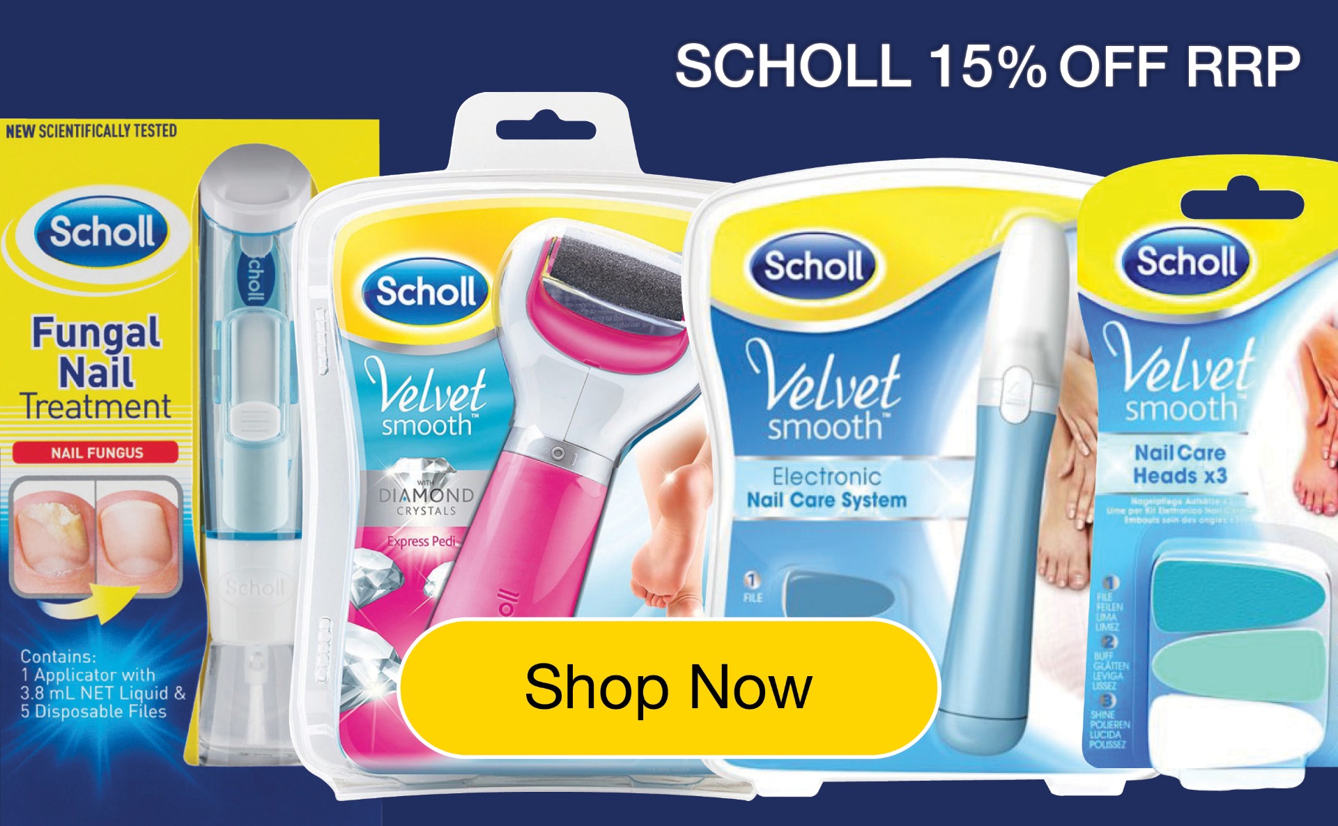 scholl 15% off