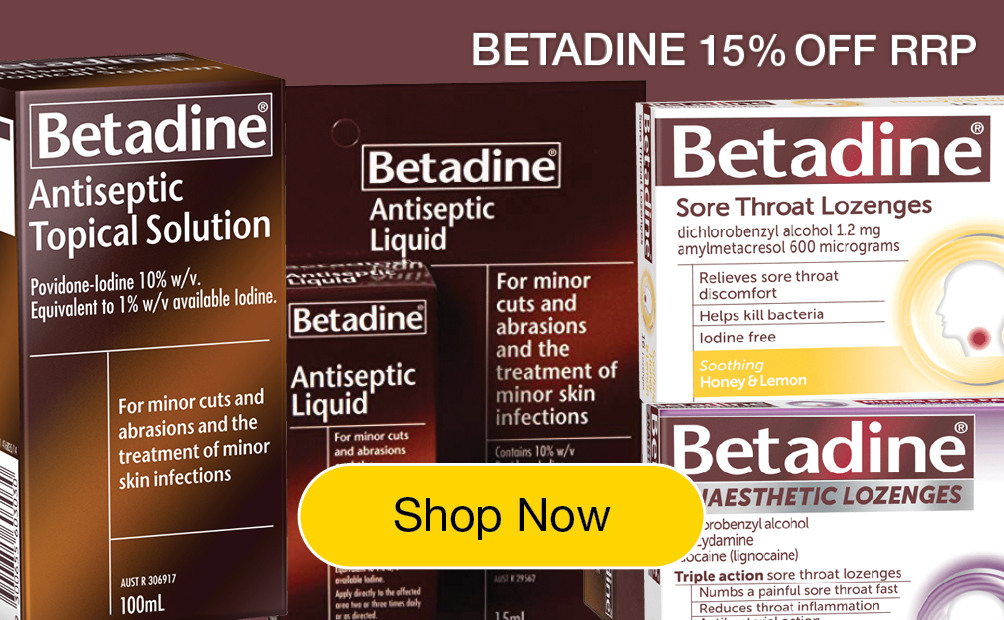 betadine 15% off