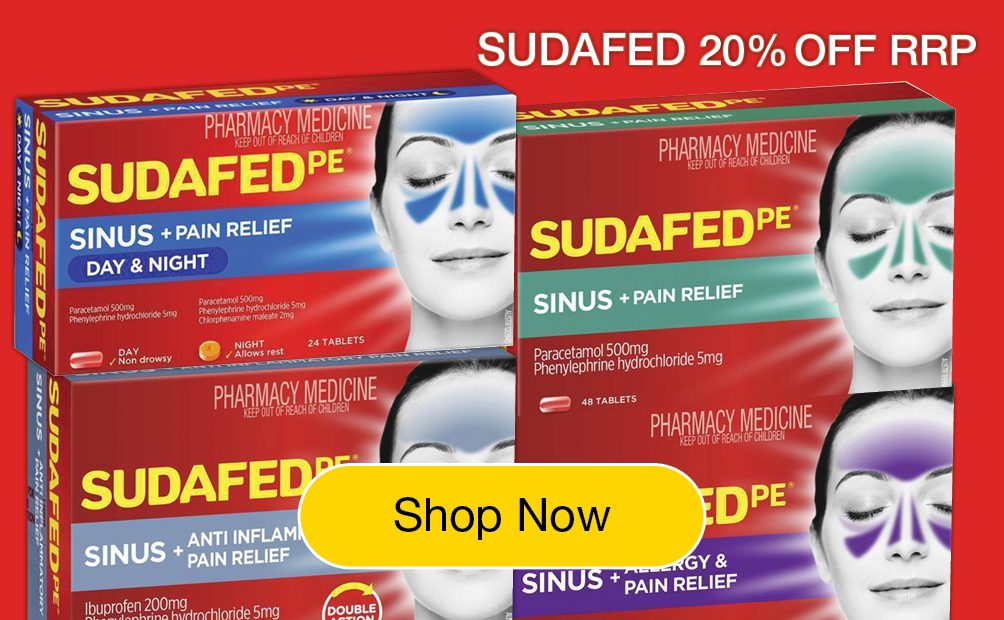 sudafed 20% off