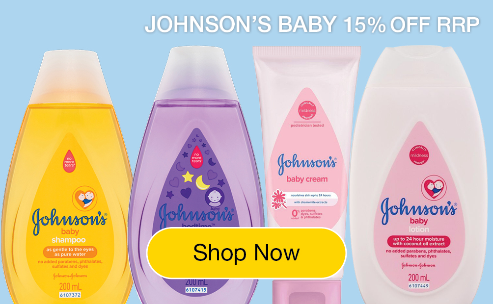 Johnson's baby 15% off