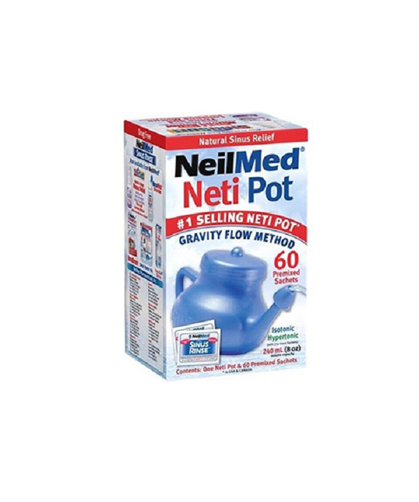 NEILMED NETI POT + 60 MIXTURE SACHET  Caring Pharmacy Official Online Store
