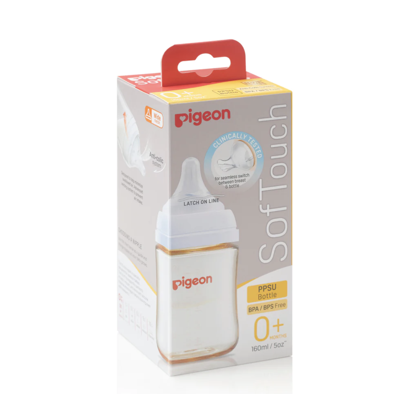 Pigeon Wide Neck Bottle Ppsu 160ml Chemistworks Pharmacy